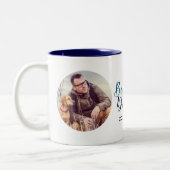 Beste hond papa ooit 2-foto mok (Links)