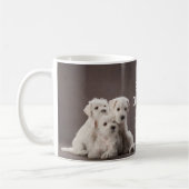 Beste hond papa ooit aangepaste foto koffiemok (Links)