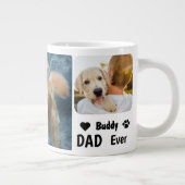 Beste hond papa ooit aangepaste moderne foto en ho grote koffiekop (Rechts)