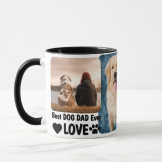 Beste hond papa ooit aangepaste moderne foto en ho mok