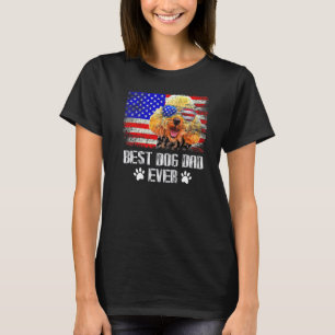 Beste Hond Papa Ooit Amerikaanse Poodle T-shirt