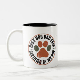 Beste hond papa ooit Badge Mok – Gecertificeerd do