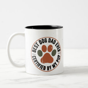 Beste hond papa ooit Badge Mok – Gecertificeerd do