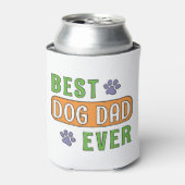 Beste hond papa ooit blikjeskoeler (Blikje Voorkant)