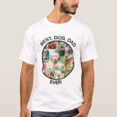 Beste Hond Papa Ooit - Custom Leuke Pet Grappige H T-shirt (Voorkant)