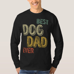 Beste hond papa ooit dier liefde grappige hond lie t-shirt