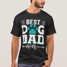 * Beste hond papa ooit digitale kunst T-shirt