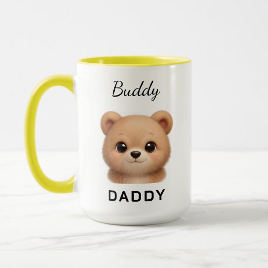 Beste hond papa ooit | Douane vaderdag Mok (Links)