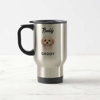 Beste hond papa ooit | Douane Vaderdag Reisbeker