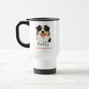 Beste hond papa ooit Douane vadersdag Reisbeker