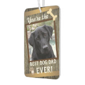 Beste Hond Papa Ooit een foto Luchtverfrisser (Links)