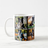 Beste Hond Papa Ooit Fotogalerij Aangepaste Naam Koffiemok (Links)