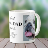 Beste hond papa ooit gepersonaliseerde foto's koffiemok