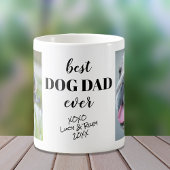 Beste hond papa ooit gepersonaliseerde foto's koffiemok