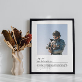 Beste hond papa ooit gepersonaliseerde Franse bull Poster