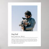 Beste hond papa ooit gepersonaliseerde Franse bull Poster (Voorkant)