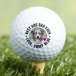 Beste hond papa ooit huisdier foto golfballen
