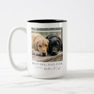 Beste hond papa ooit huisdier ouder foto mok