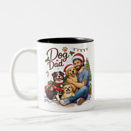 Beste hond papa ooit kerst mok – Kerstcadeau (Links)