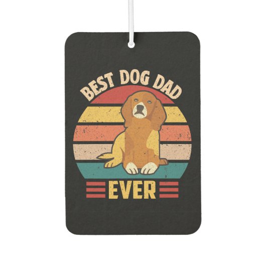 Beste hond papa ooit  luchtverfrisser (Voorkant)