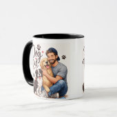 Beste hond papa ooit mok – Cute hond liefhebber ko (Voorkant links)