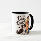 Beste hond papa ooit mok – Cute hond liefhebber ko (Voorkant rechts)