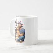 Beste hond papa ooit mok – Grappig cadeau voor tro (Voorkant links)