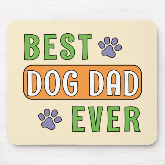 Beste hond papa ooit muismat (Voorkant)