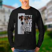Beste hond papa ooit origineel gepersonaliseerde f t-shirt