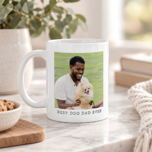 Beste hond papa ooit Persoonlijke foto-aandenken Koffiemok
