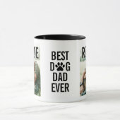 Beste hond papa ooit PhotoPop Mok (Midden)