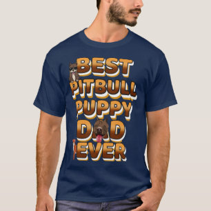 Beste hond papa ooit Pitbull T-shirt