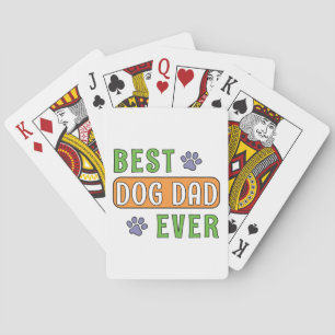 Beste hond papa ooit pokerkaarten