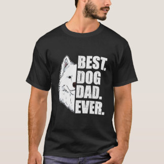 Beste Hond Papa Ooit Samoyed Papa Vaderdag Gift T-shirt