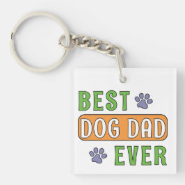 Beste hond papa ooit sleutelhanger