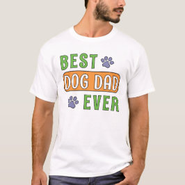 Beste hond papa ooit t-shirt