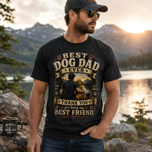 Beste hond papa ooit t-shirt