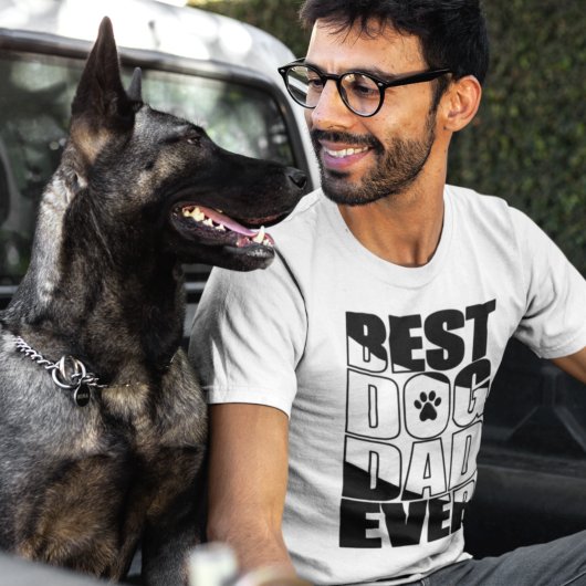 Beste Hond Papa Ooit T-shirt