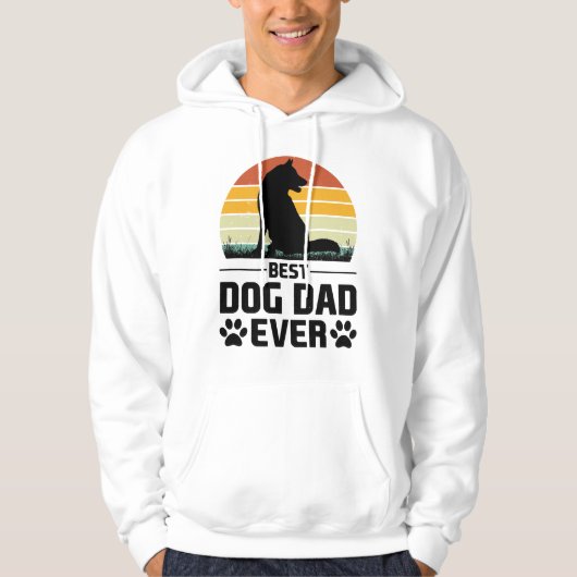 Beste Hond Papa Ooit T-shirt 3 (Voorkant)