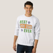 Beste hond papa ooit trui (Voorkant volledig)