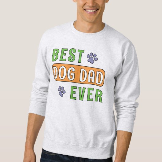 Beste hond papa ooit trui (Voorkant)