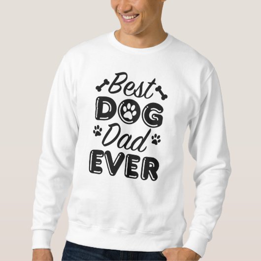 Beste Hond Papa Ooit Trui (Voorkant)