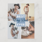 Beste hond papa ooit Vaderdag Beste hond ooit Briefkaart (Voorkant)