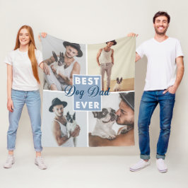 Beste hond papa ooit Vaderdag Beste hond ooit Fleece Deken