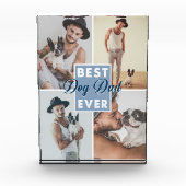 Beste hond papa ooit Vaderdag Beste hond ooit Fotoblokken (Voorkant)