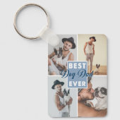 Beste hond papa ooit Vaderdag Beste hond ooit Sleutelhanger (Voorkant)