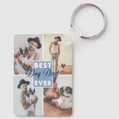 Beste hond papa ooit Vaderdag Beste hond ooit Sleutelhanger (Achterkant)