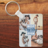 Beste hond papa ooit Vaderdag Beste hond ooit Sleutelhanger (Voorkant)