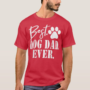 Beste hond papa ooit Vaderdag cadeau T-shirt
