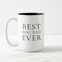 Beste hond papa ooit Vaderdag foto mok